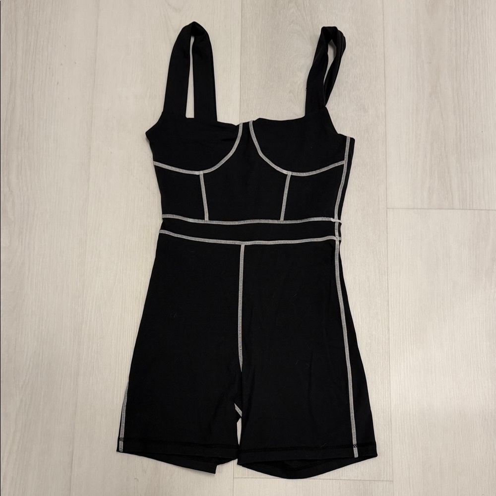 WeWoreWhat Corset Stitch Bodysuit Size Small